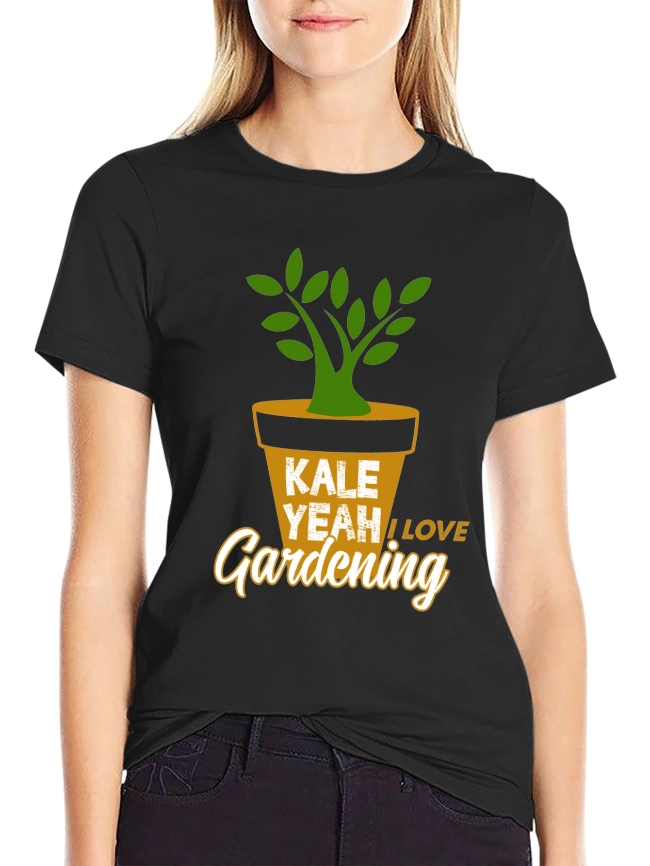 Kale Yeah Gardening T-Shirt - Black Humor Gardener Gift