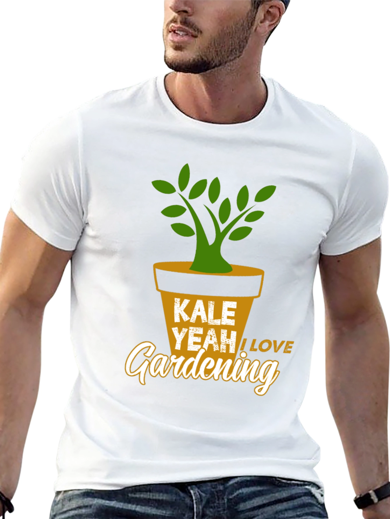 Kale Yeah Gardening T-Shirt - Black Humor Gardener Gift