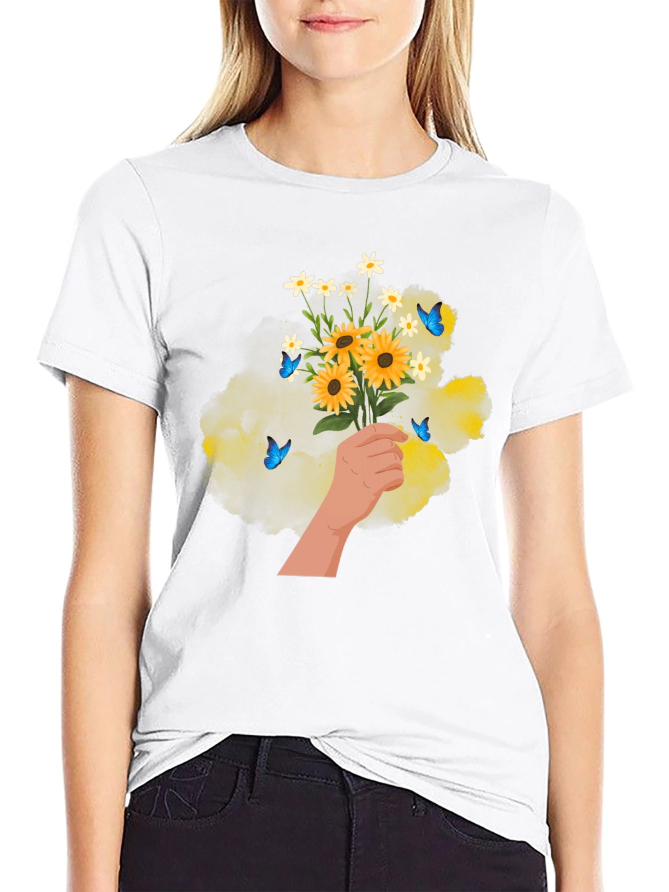 Sunflower Bouquet Graphic Tee