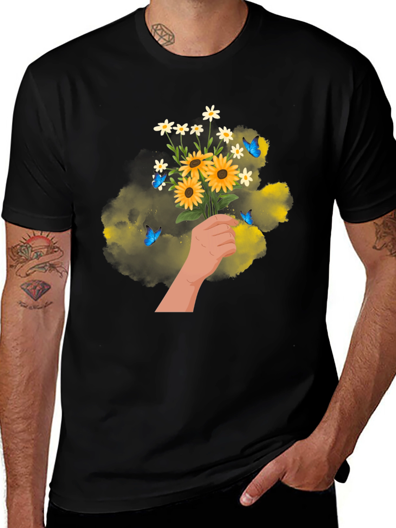 Sunflower Bouquet Graphic Tee