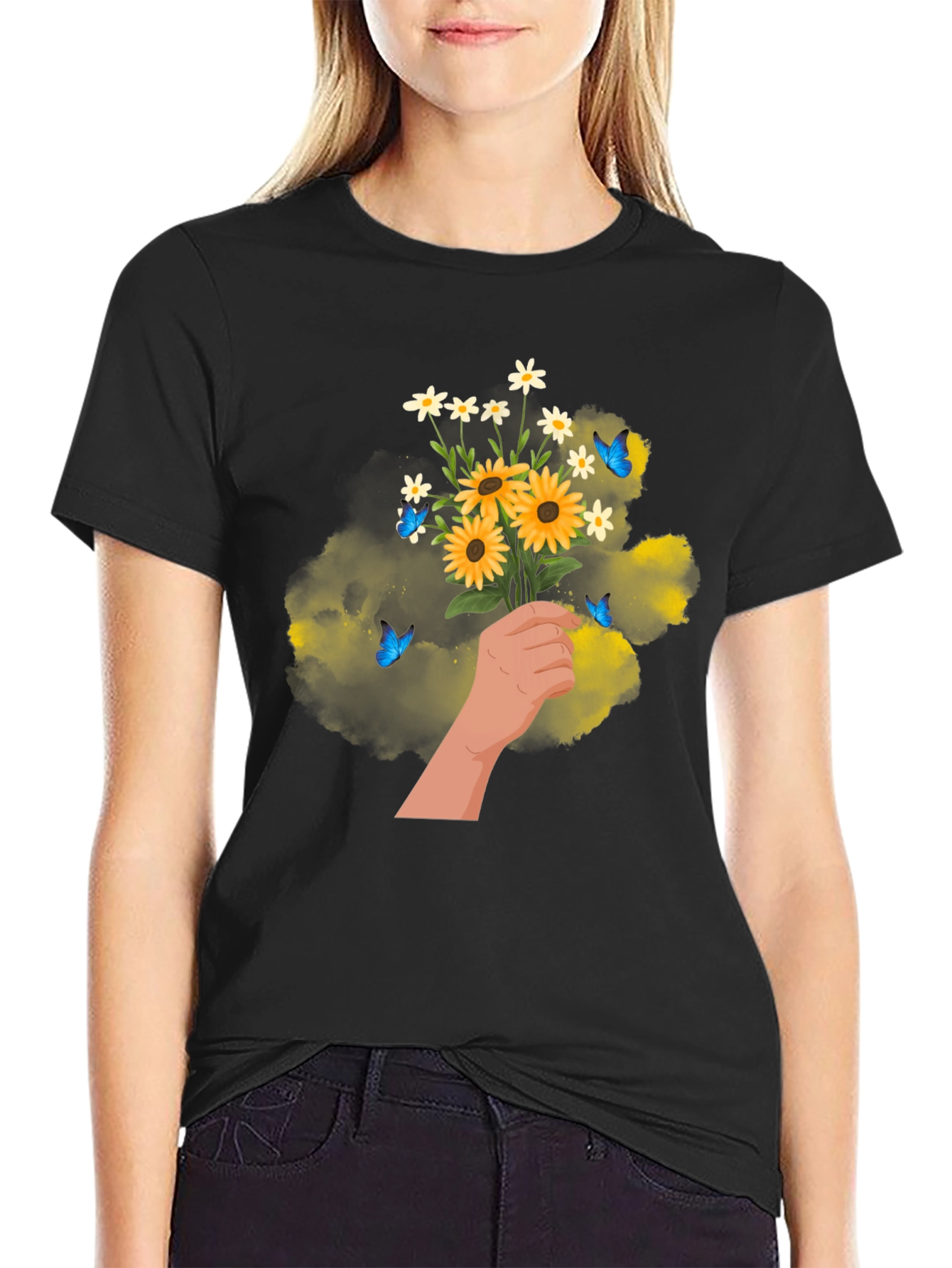 Sunflower Bouquet Graphic Tee