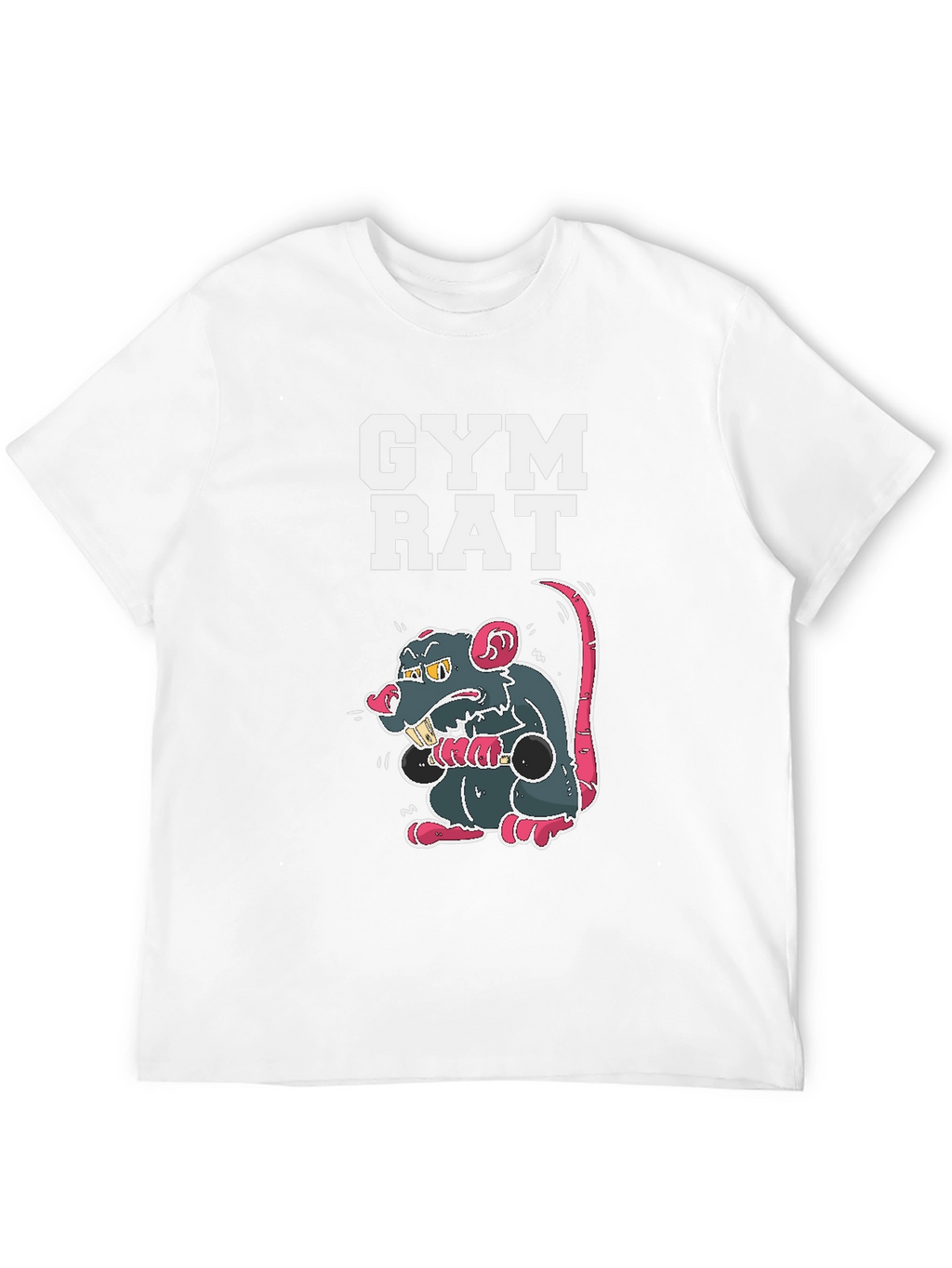Gym Rat Graphic Tee - Black