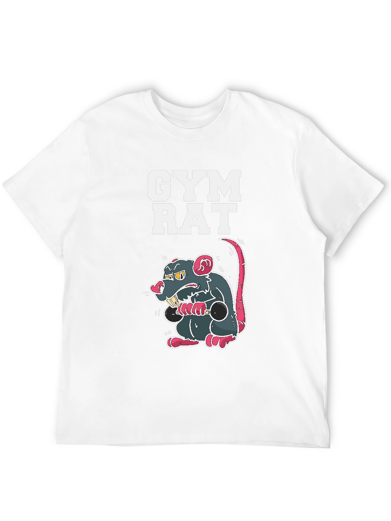 Gym Rat Graphic Tee - Black