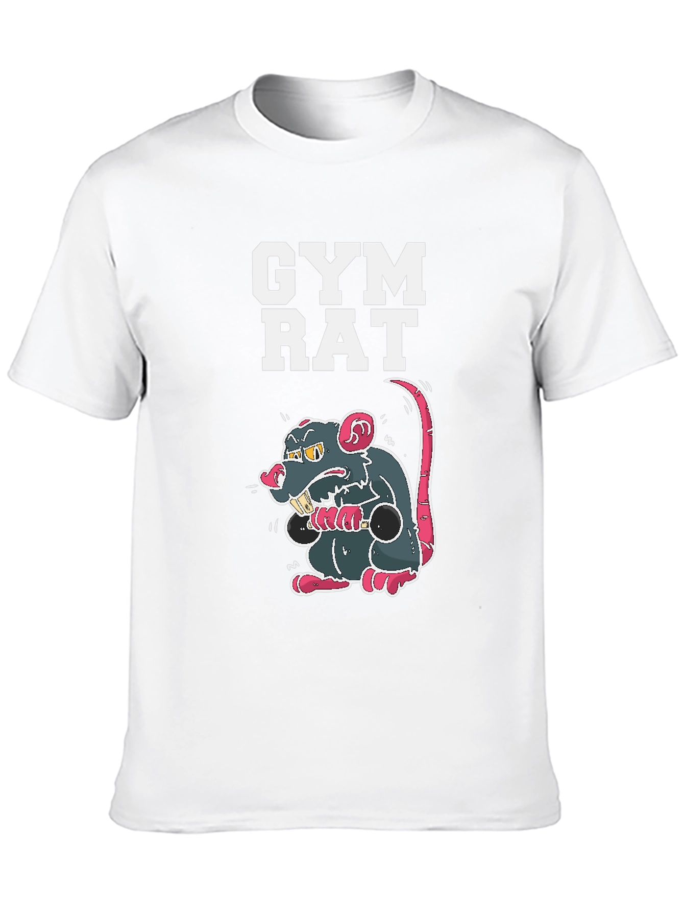Gym Rat Graphic Tee - Black