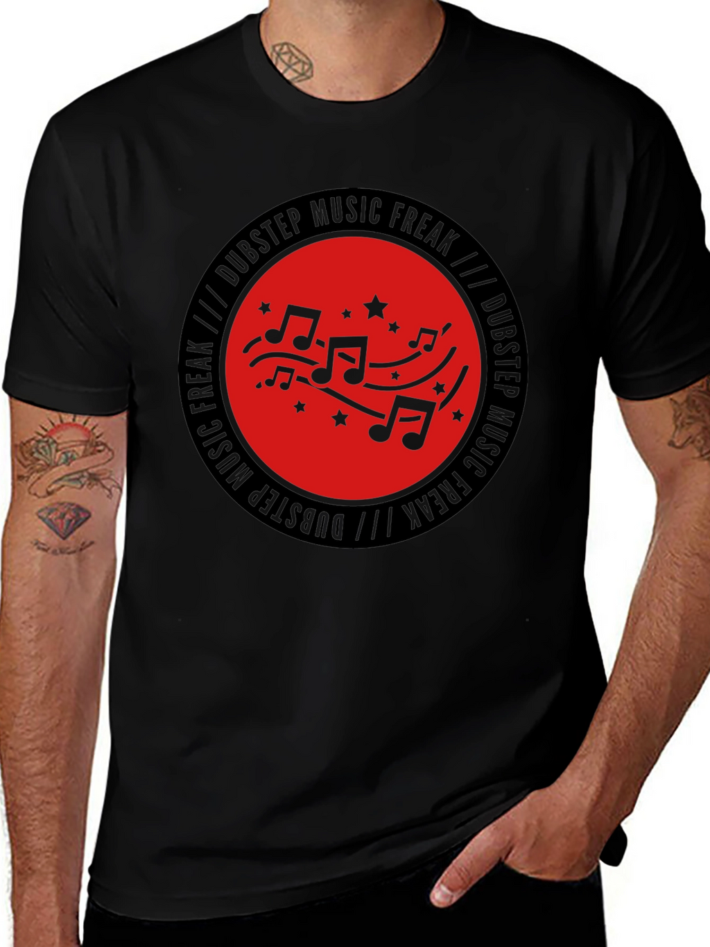 Dubstep Music Freak Graphic Tee - Stylish Musician Shirt