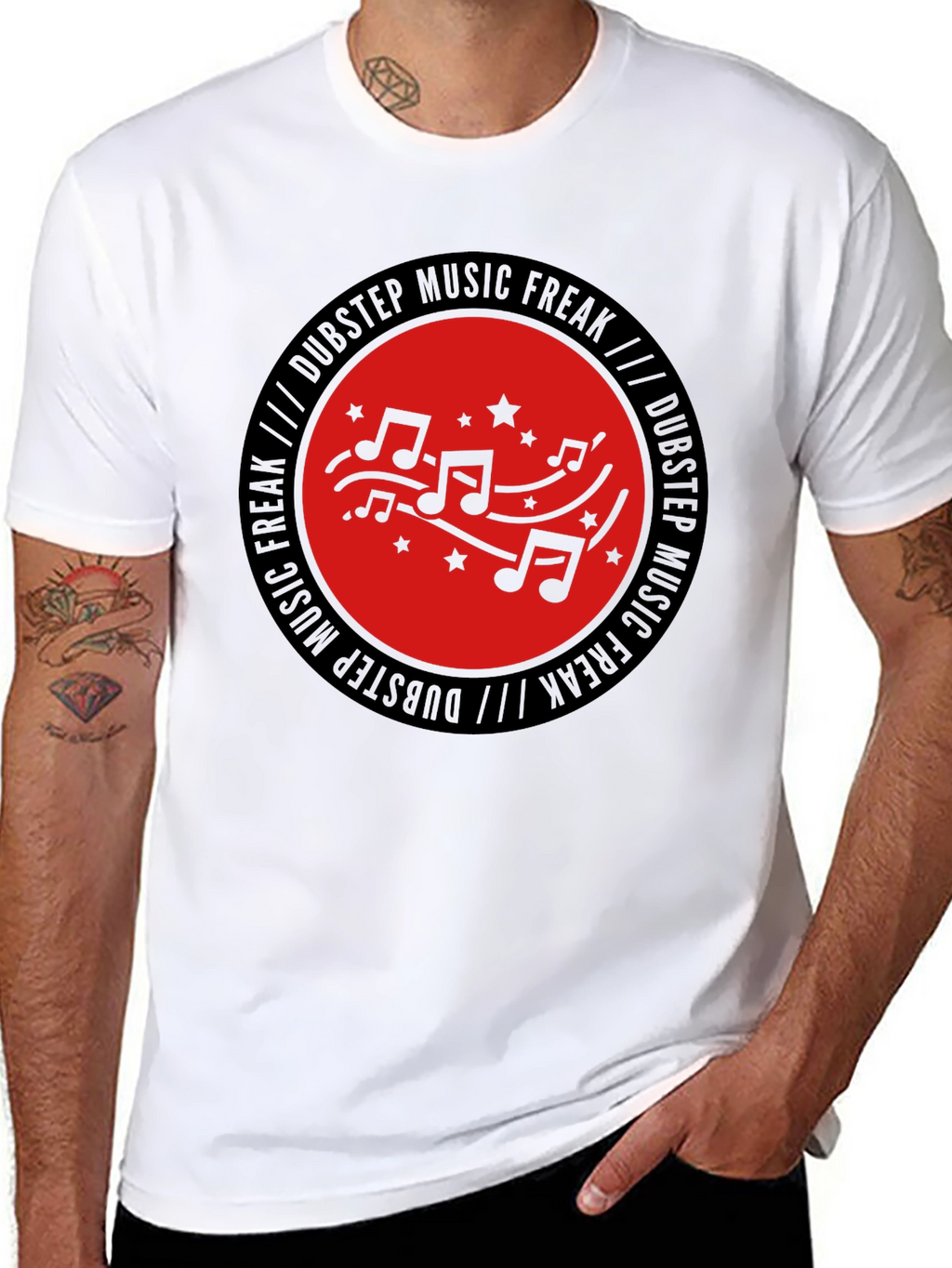 Dubstep Music Freak Graphic Tee - Stylish Musician Shirt