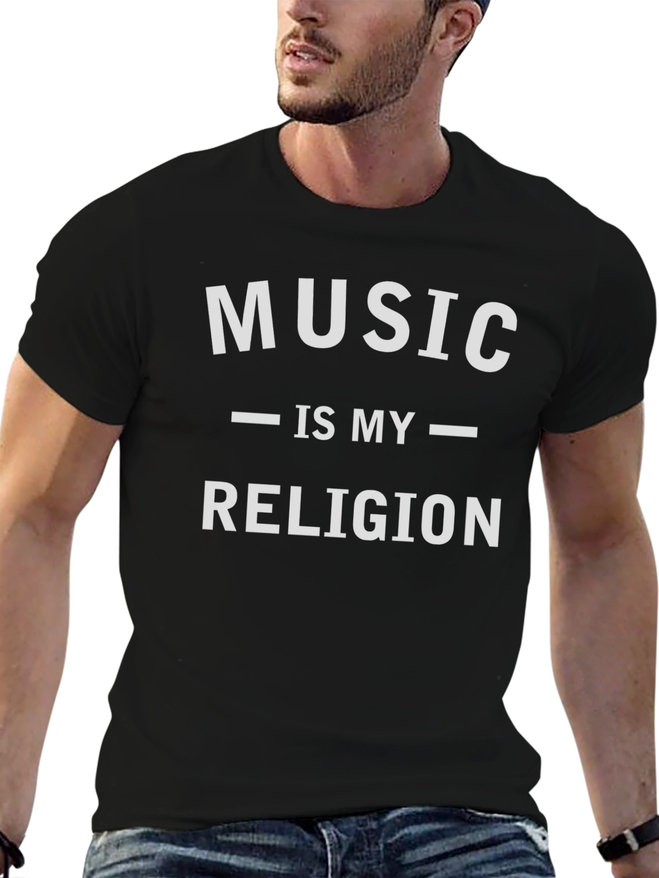 Music is My Religion Graphic T-Shirt