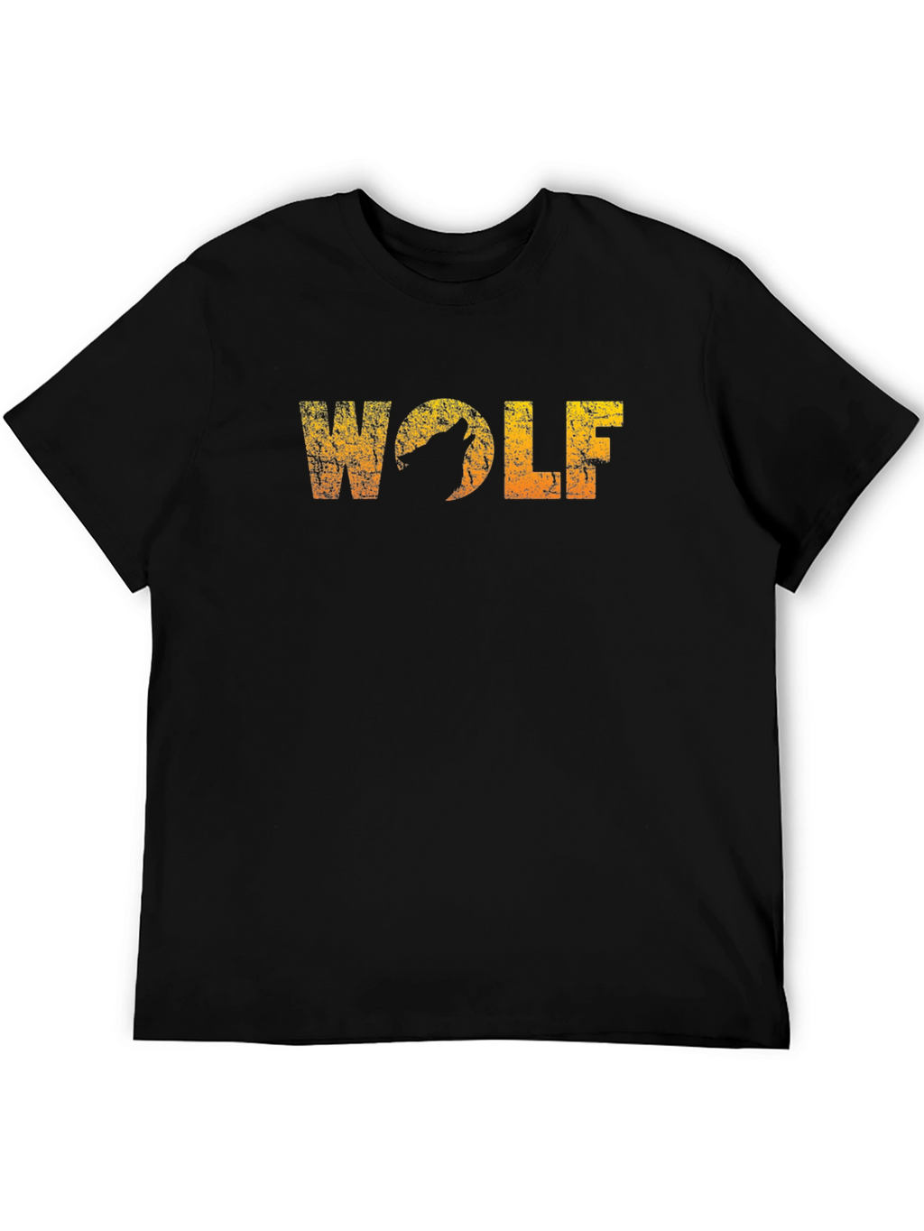 Wolf Graphic Black T-Shirt
