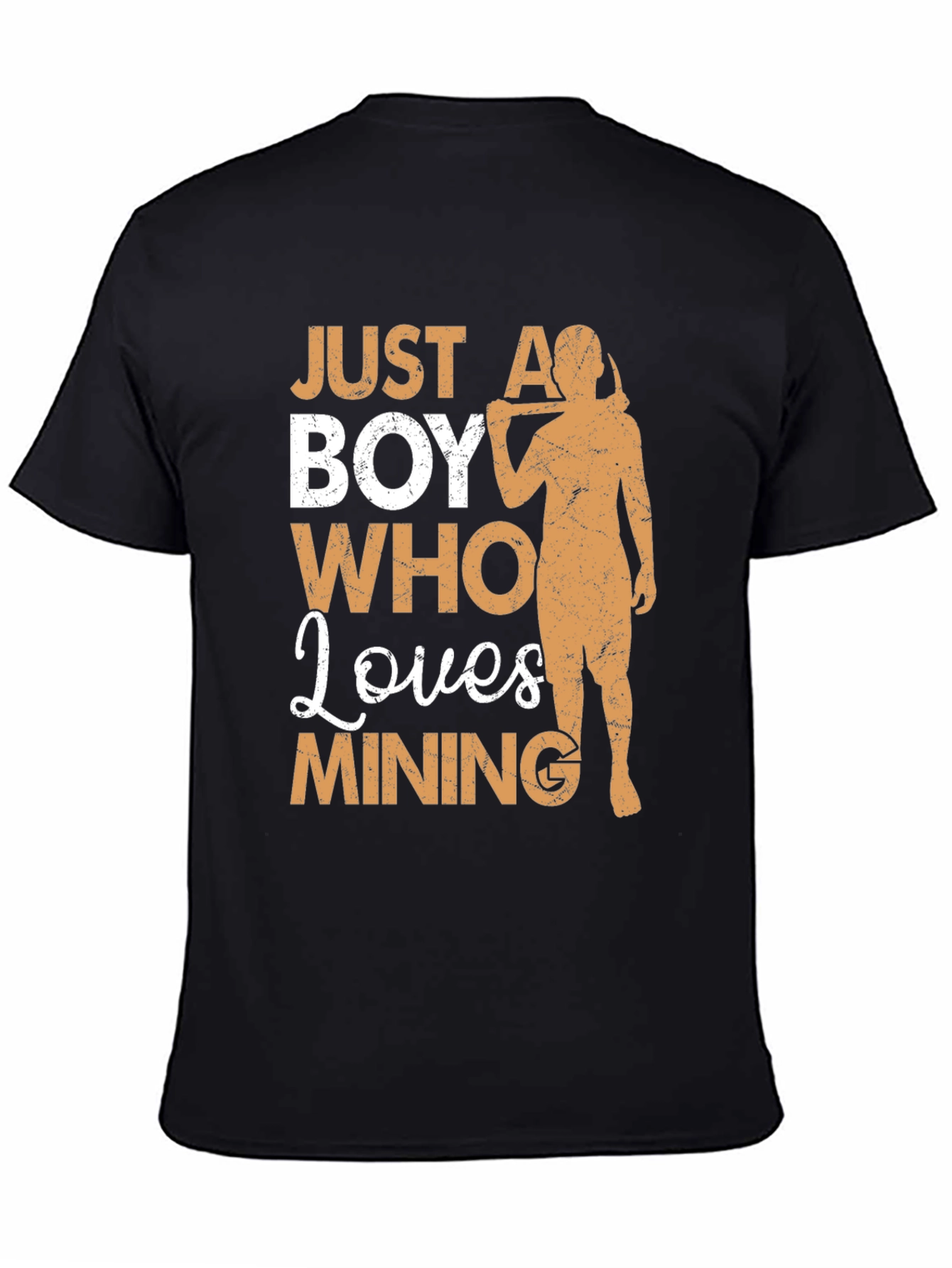 Mining Lover T-Shirt - Just A Boy Who Loves Mining