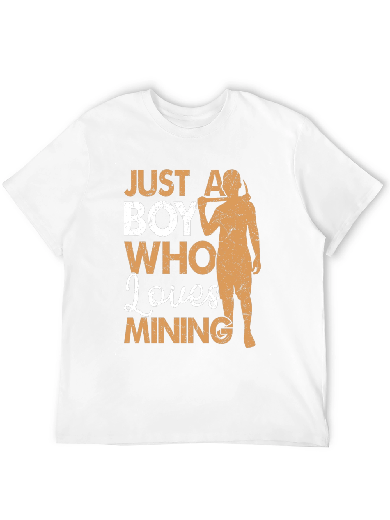 Mining Lover T-Shirt - Just A Boy Who Loves Mining