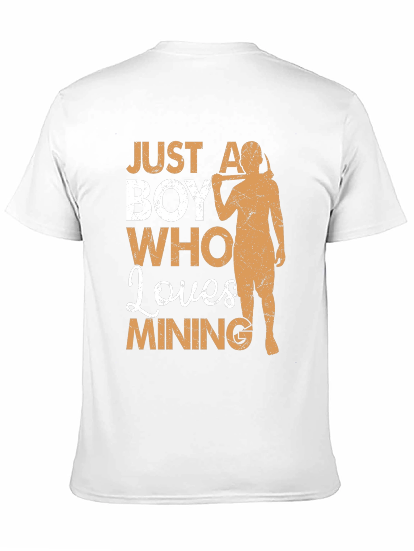 Mining Lover T-Shirt - Just A Boy Who Loves Mining