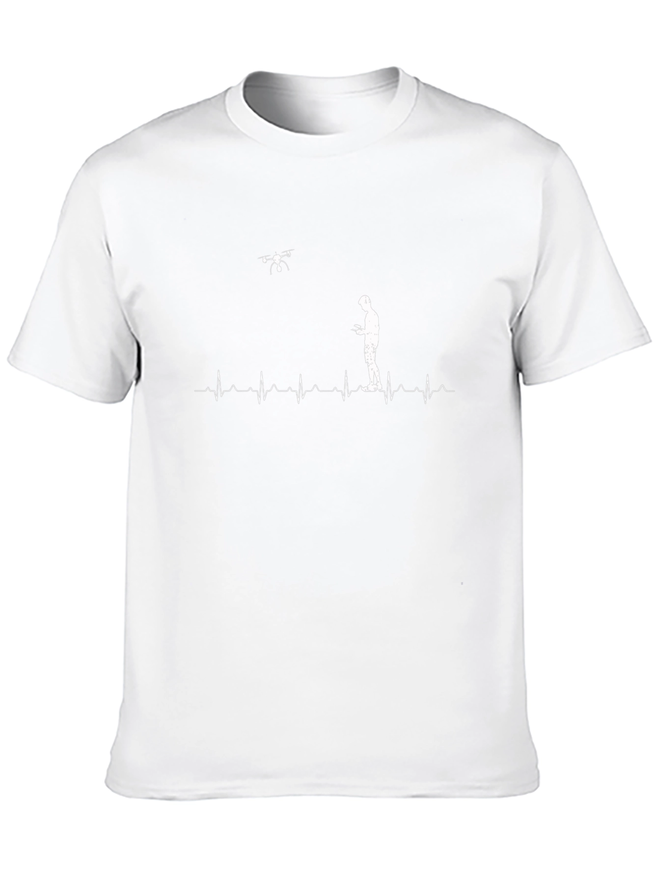 Drone Pilot Heartbeat T-Shirt - Flying Enthusiast