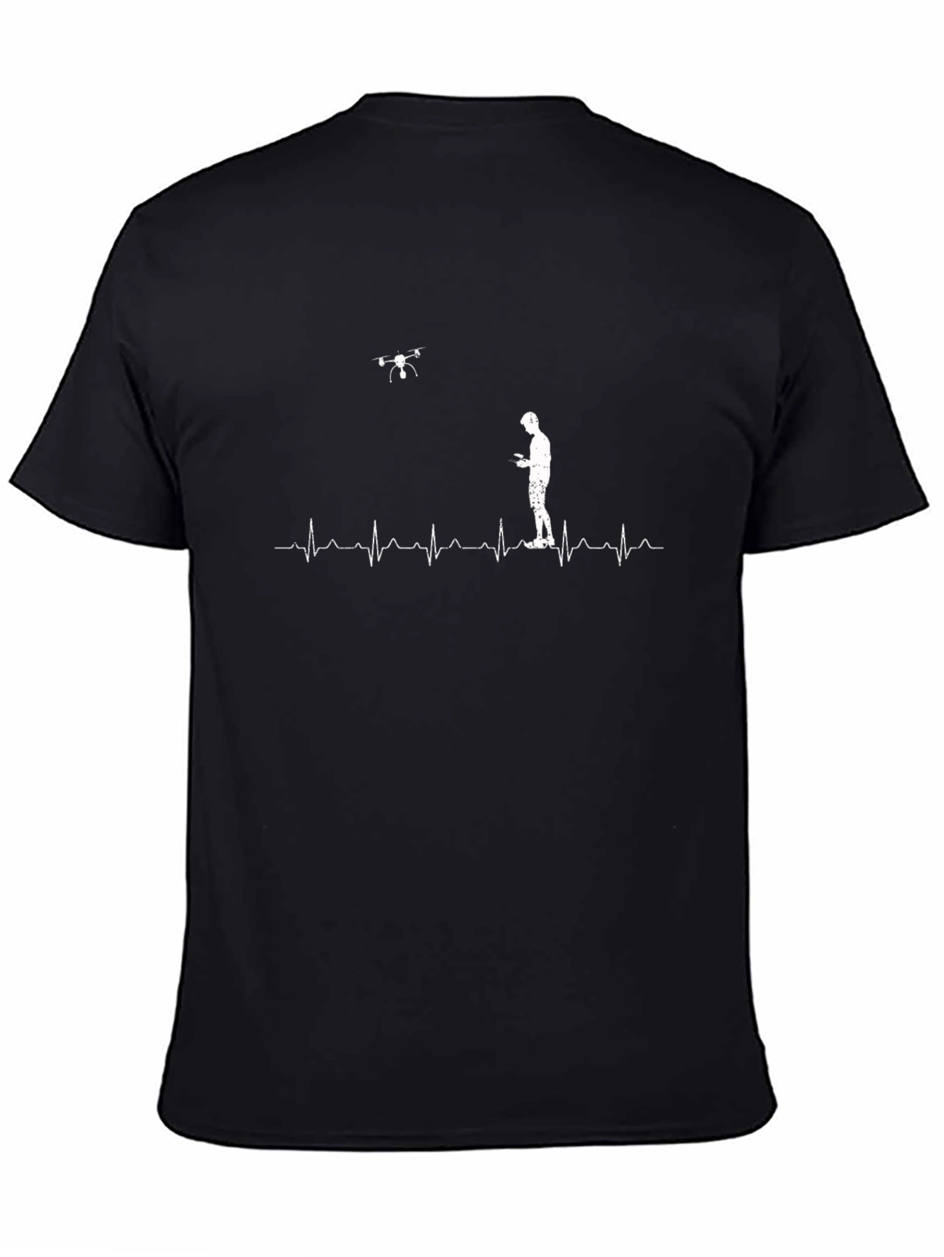 Drone Pilot Heartbeat T-Shirt - Flying Enthusiast