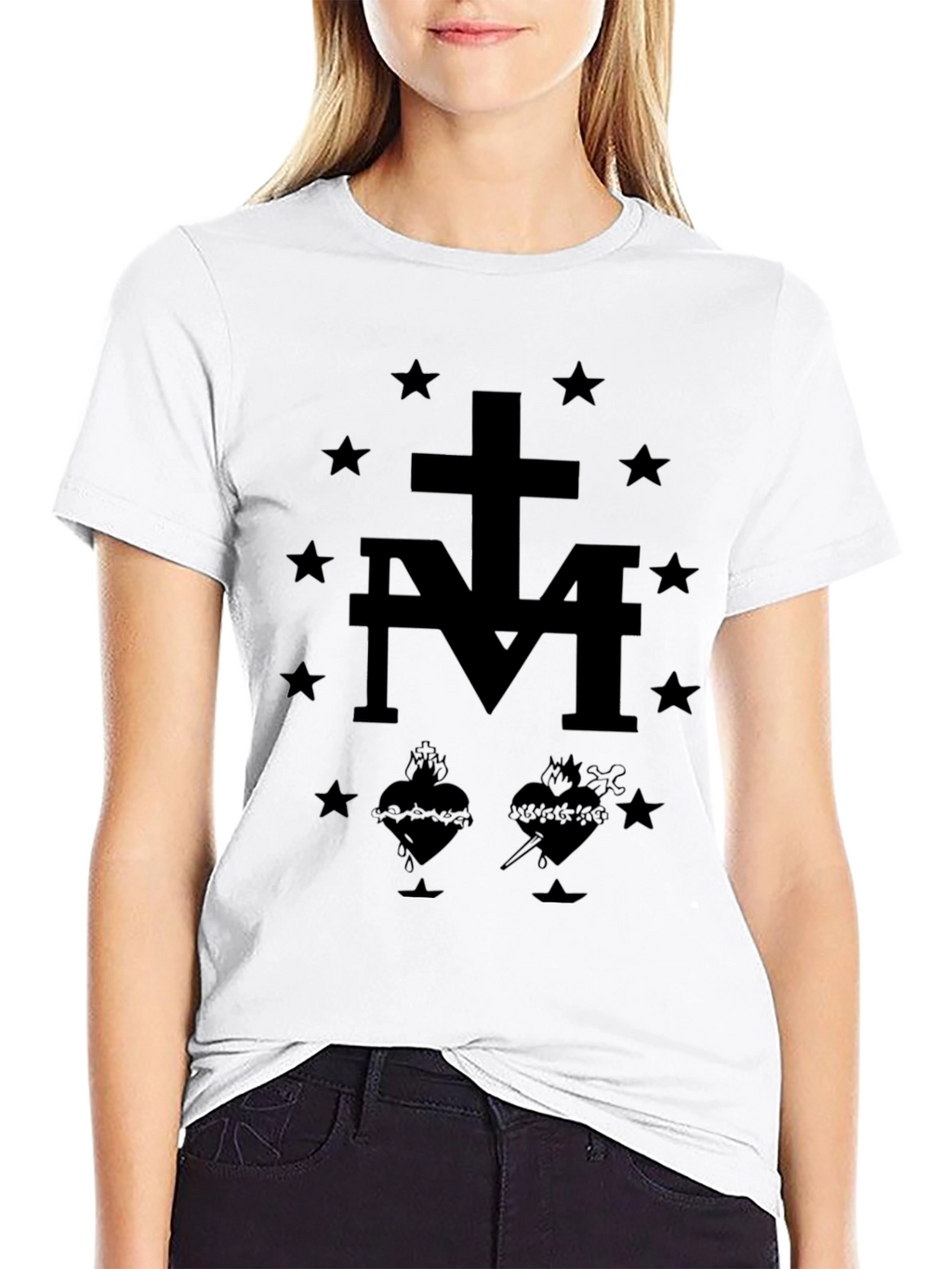 Graphic Print Black T-Shirt for Men