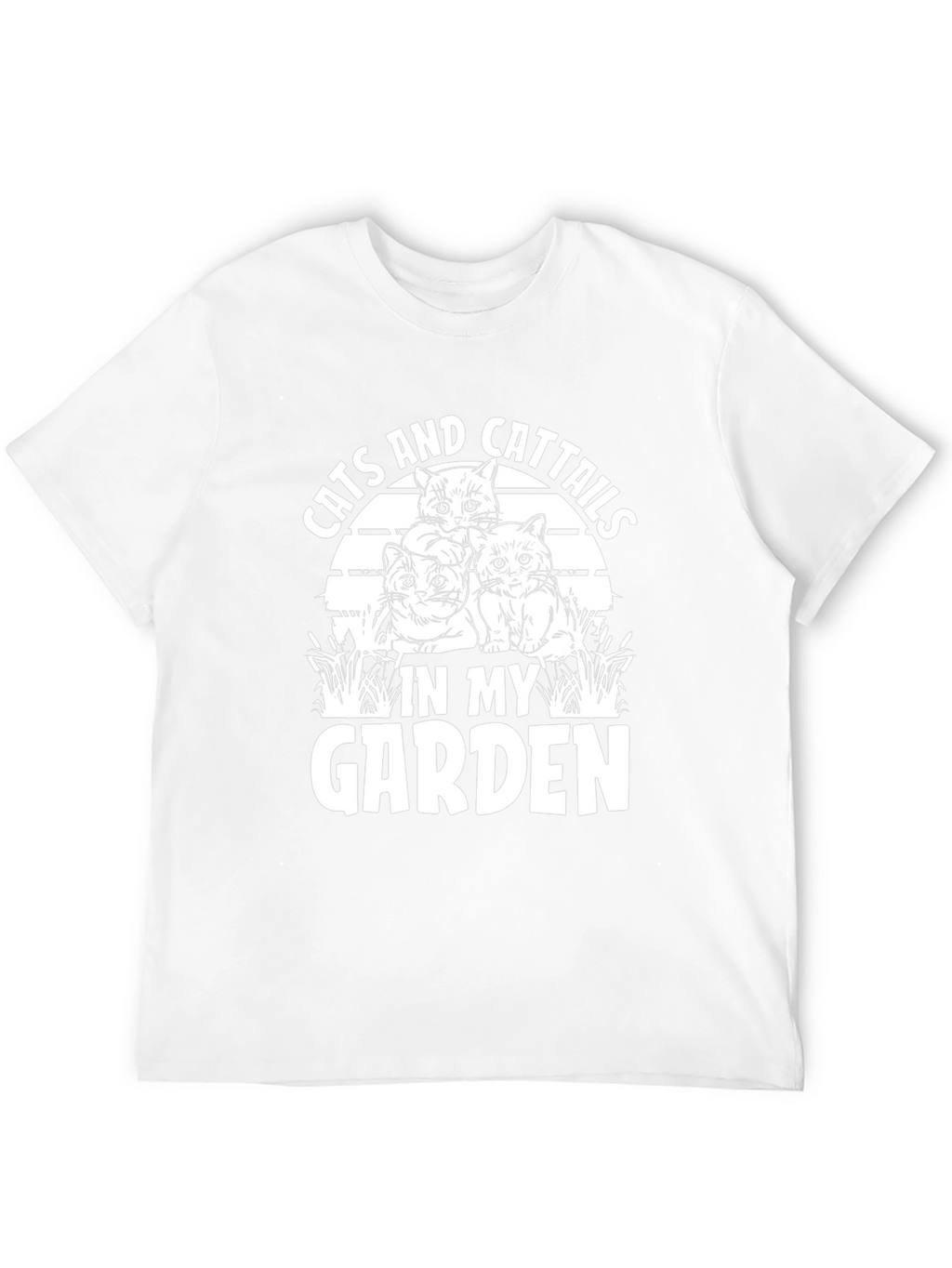 Cats & Cattails Garden T-Shirt