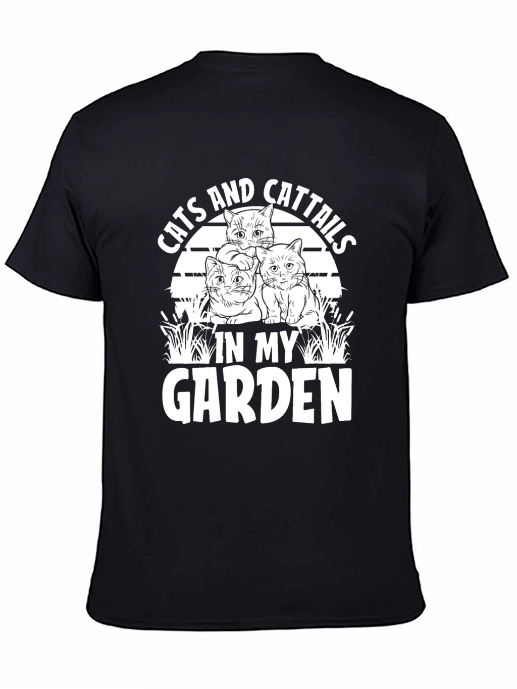 Cats & Cattails Garden T-Shirt