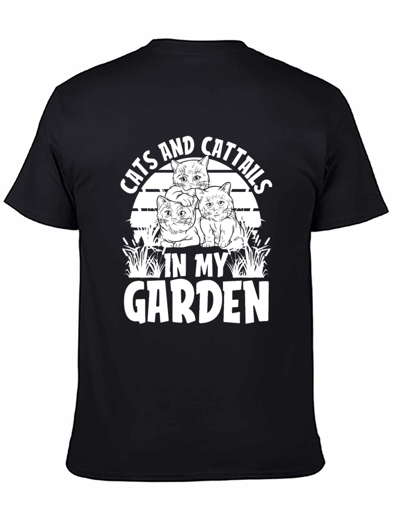 Cats & Cattails Garden T-Shirt
