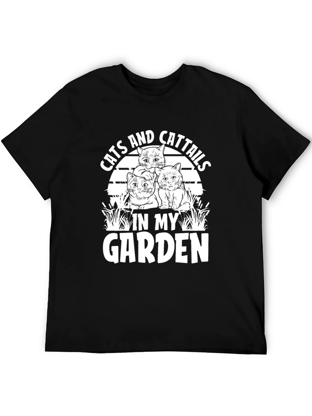 Cats & Cattails Garden T-Shirt