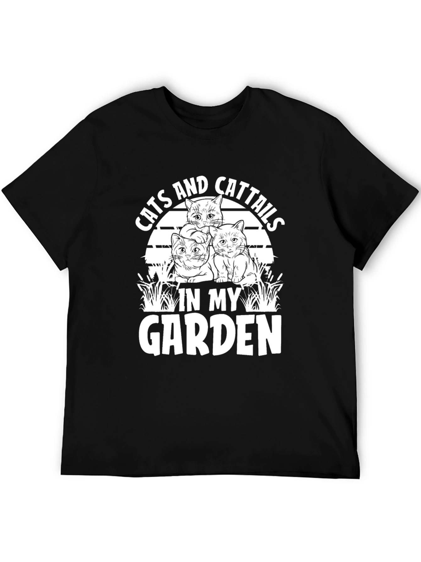 Cats & Cattails Garden T-Shirt