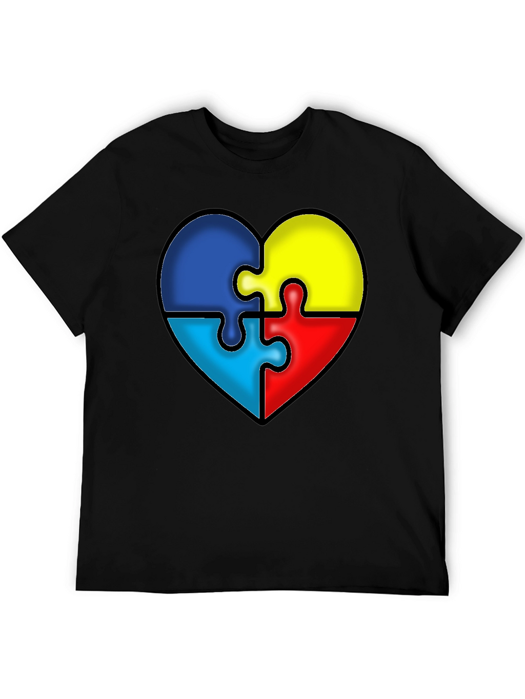 Autism Awareness Puzzle Heart T-Shirt
