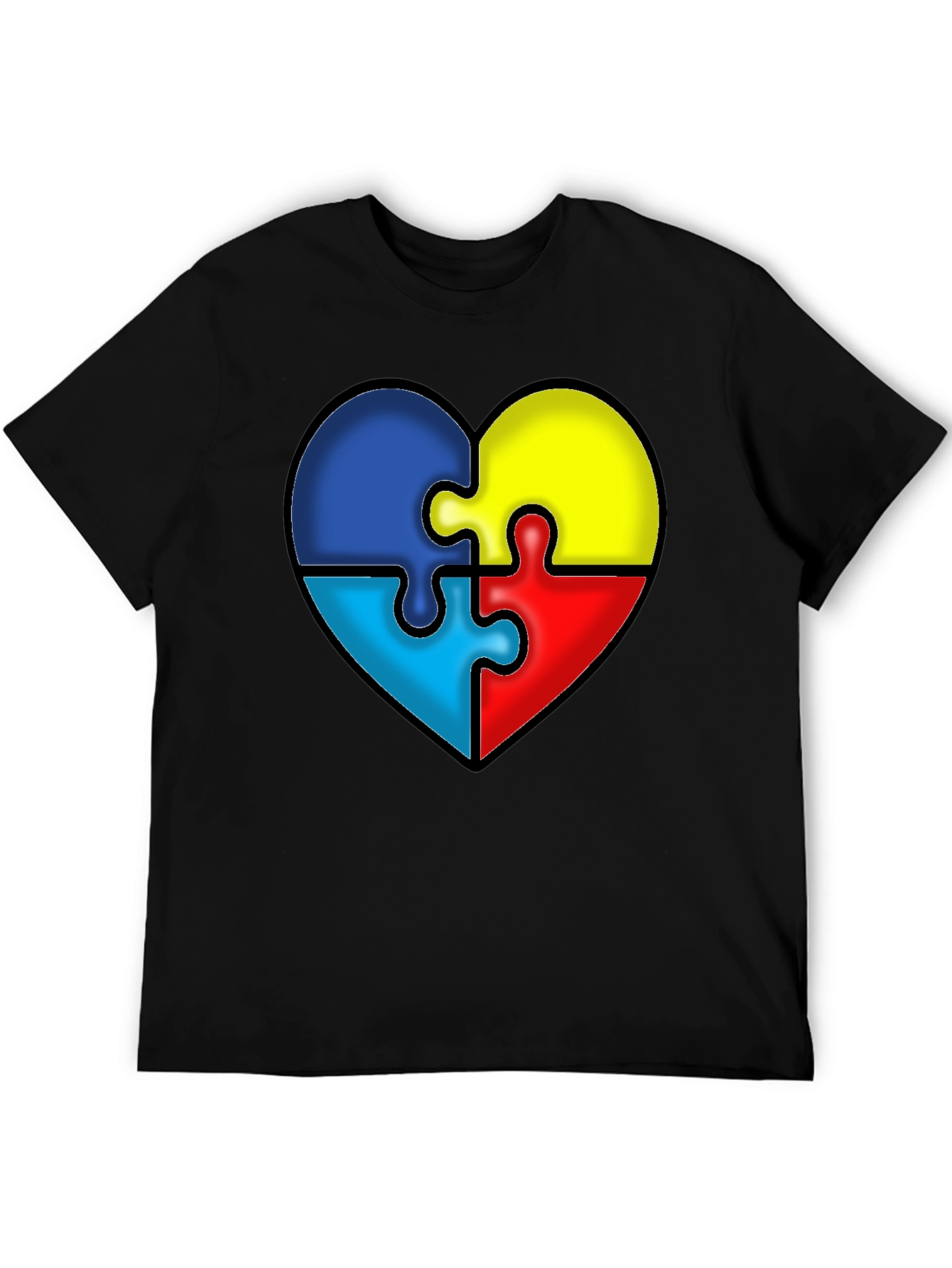 Autism Awareness Puzzle Heart T-Shirt