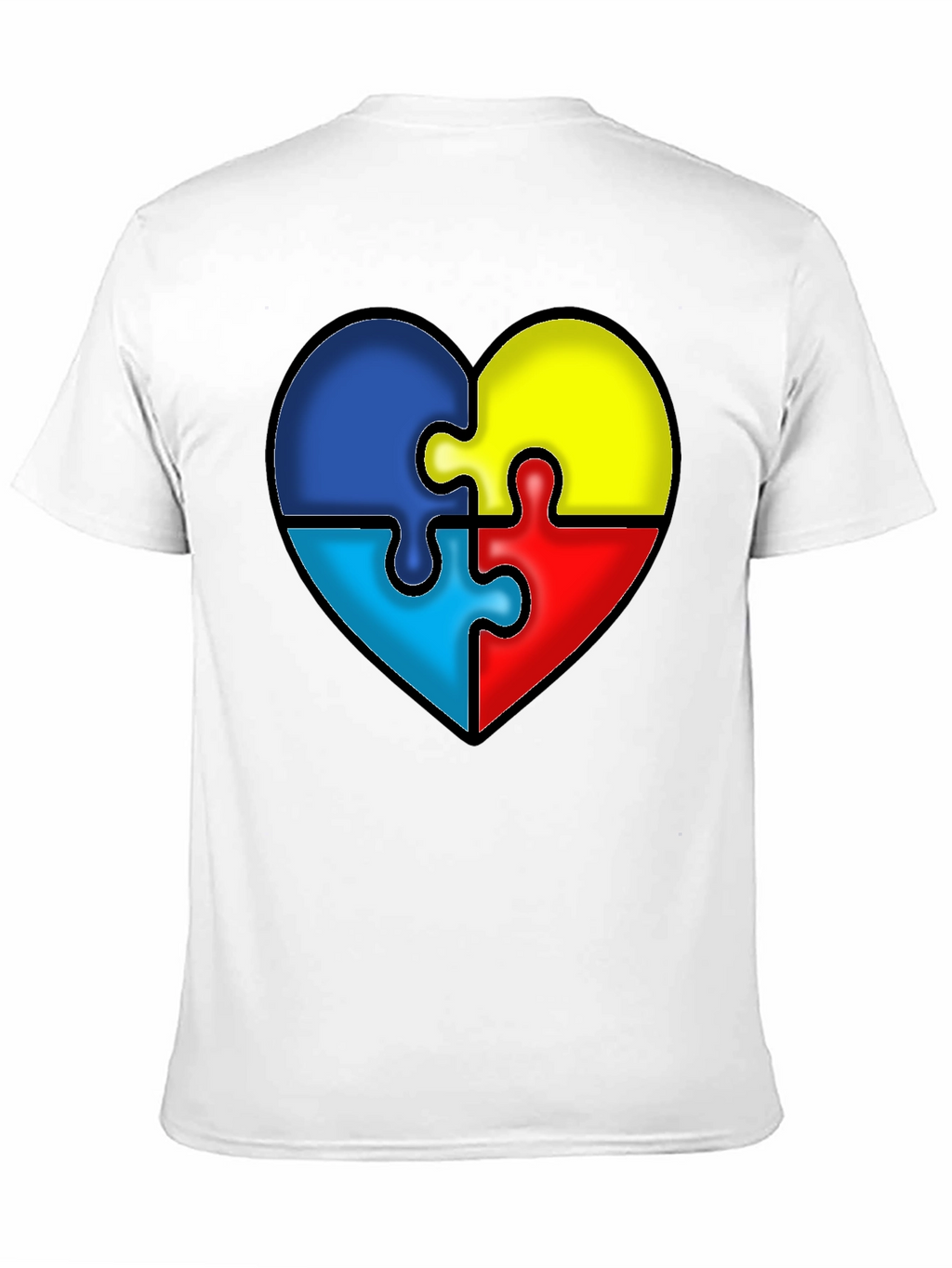Autism Awareness Puzzle Heart T-Shirt