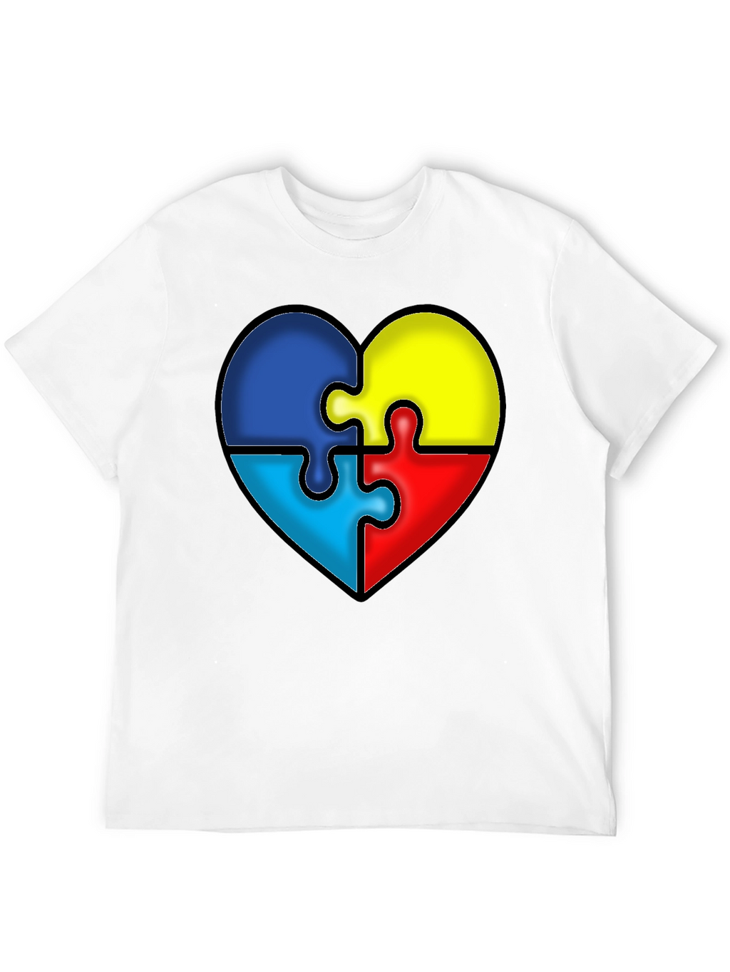 Autism Awareness Puzzle Heart T-Shirt