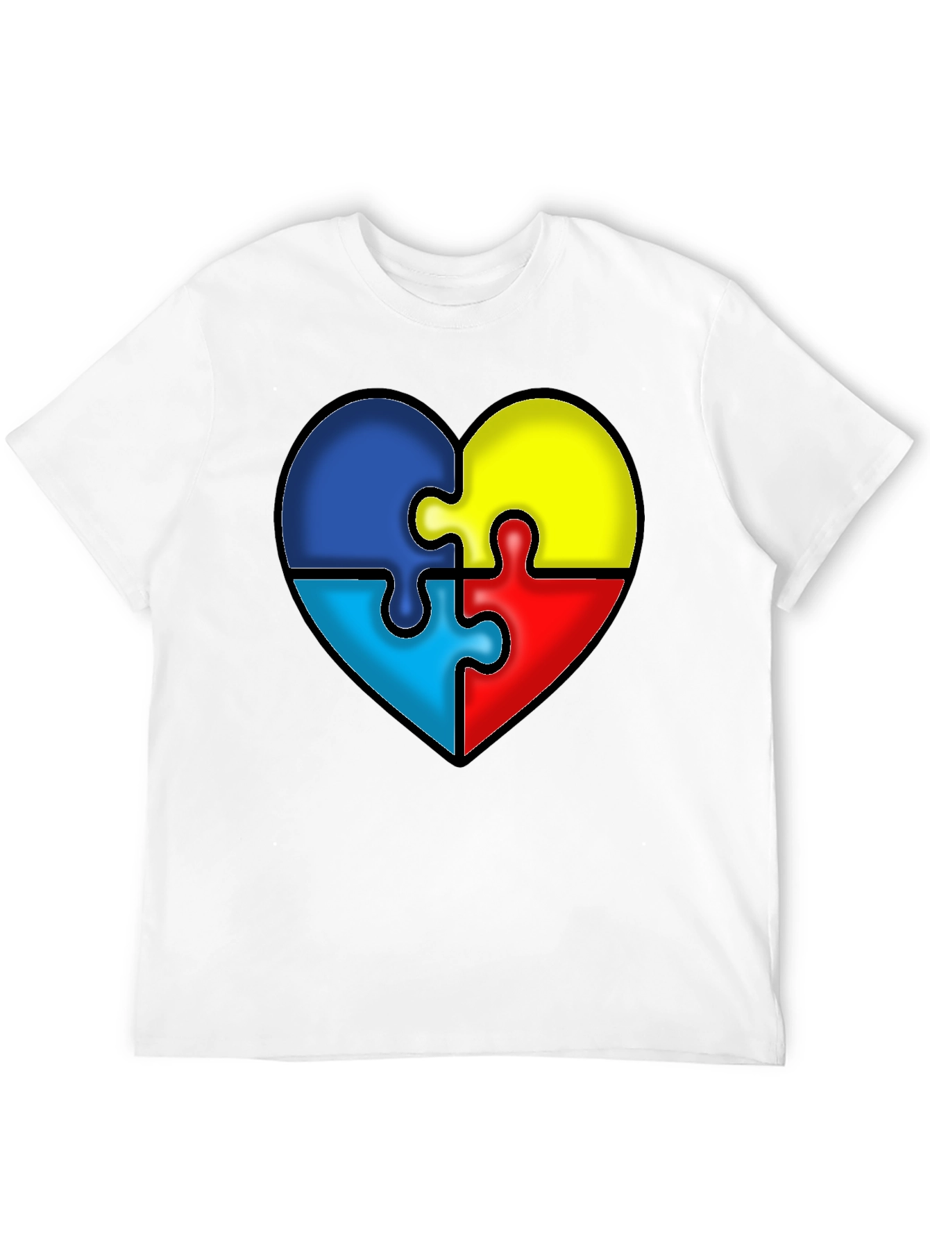 Autism Awareness Puzzle Heart T-Shirt
