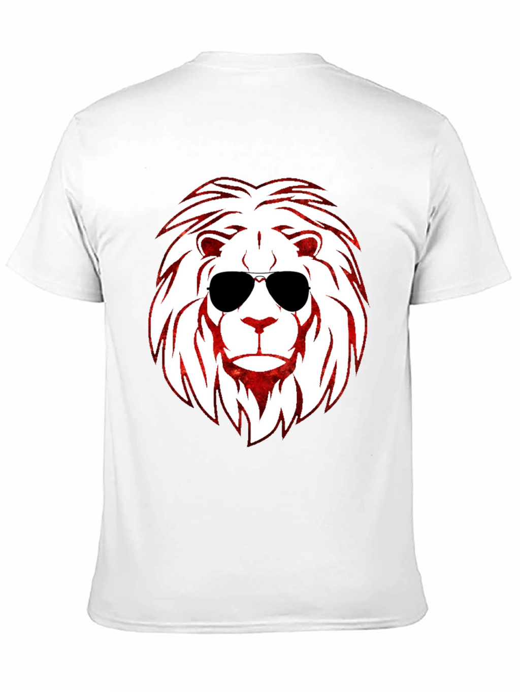 Cool Lion Graphic T-Shirt - Black Cotton Tee