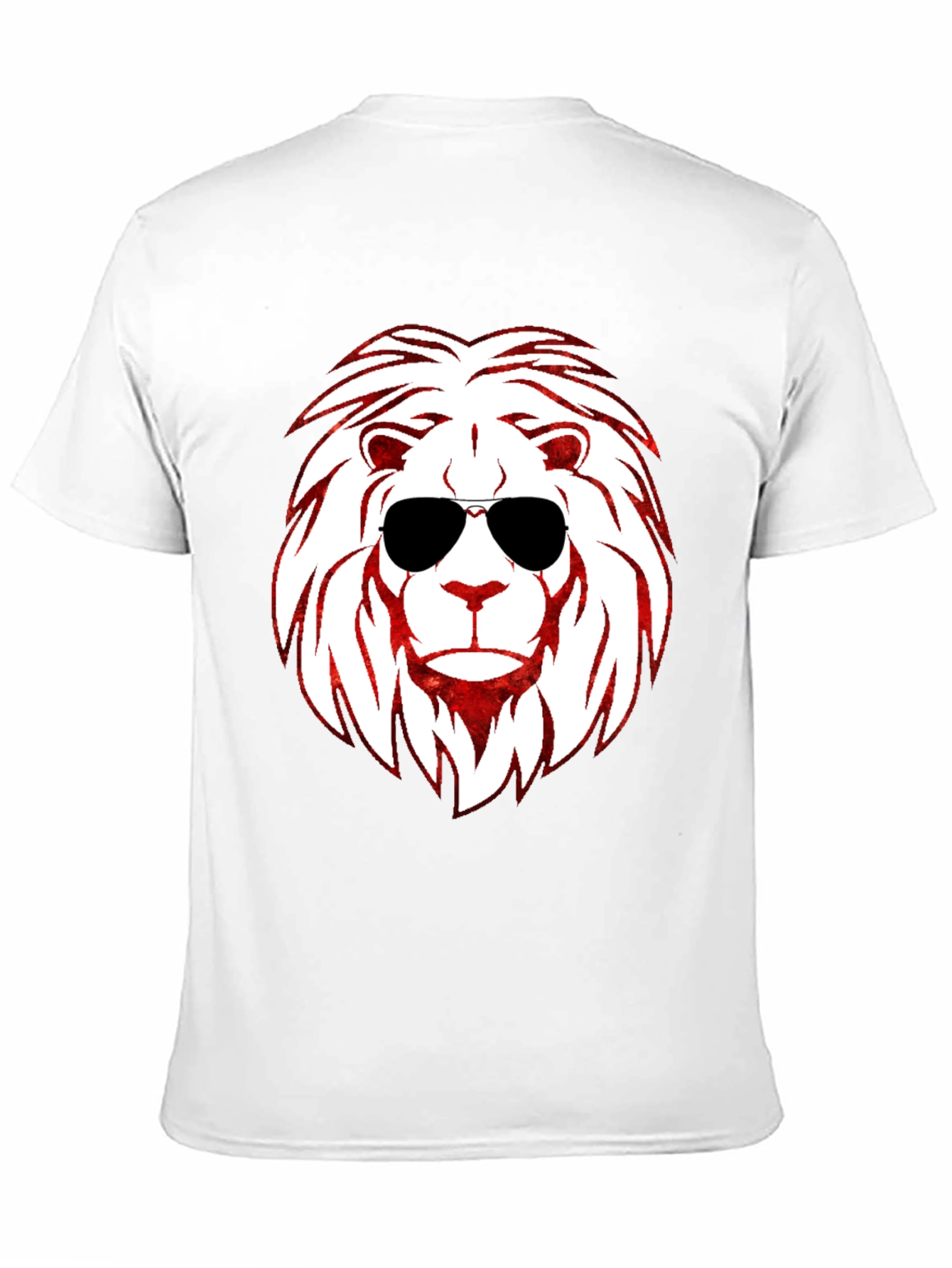 Cool Lion Graphic T-Shirt - Black Cotton Tee