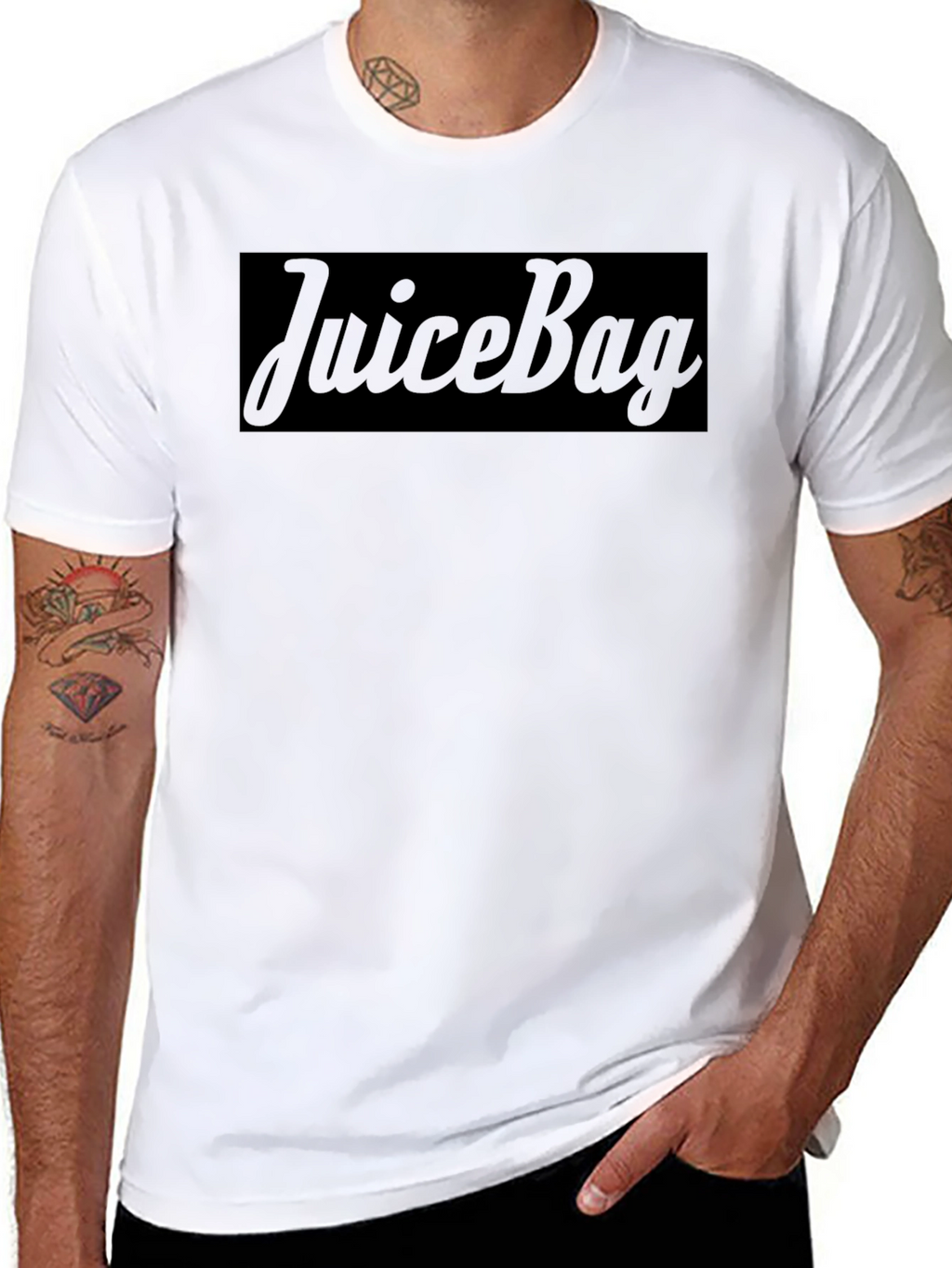 JuiceBag Black Graphic T-Shirt