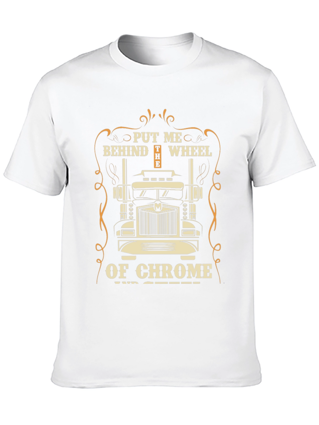 Truckers Chrome Wheel T-Shirt