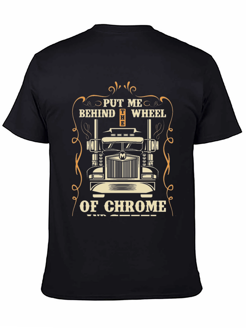 Truckers Chrome Wheel T-Shirt