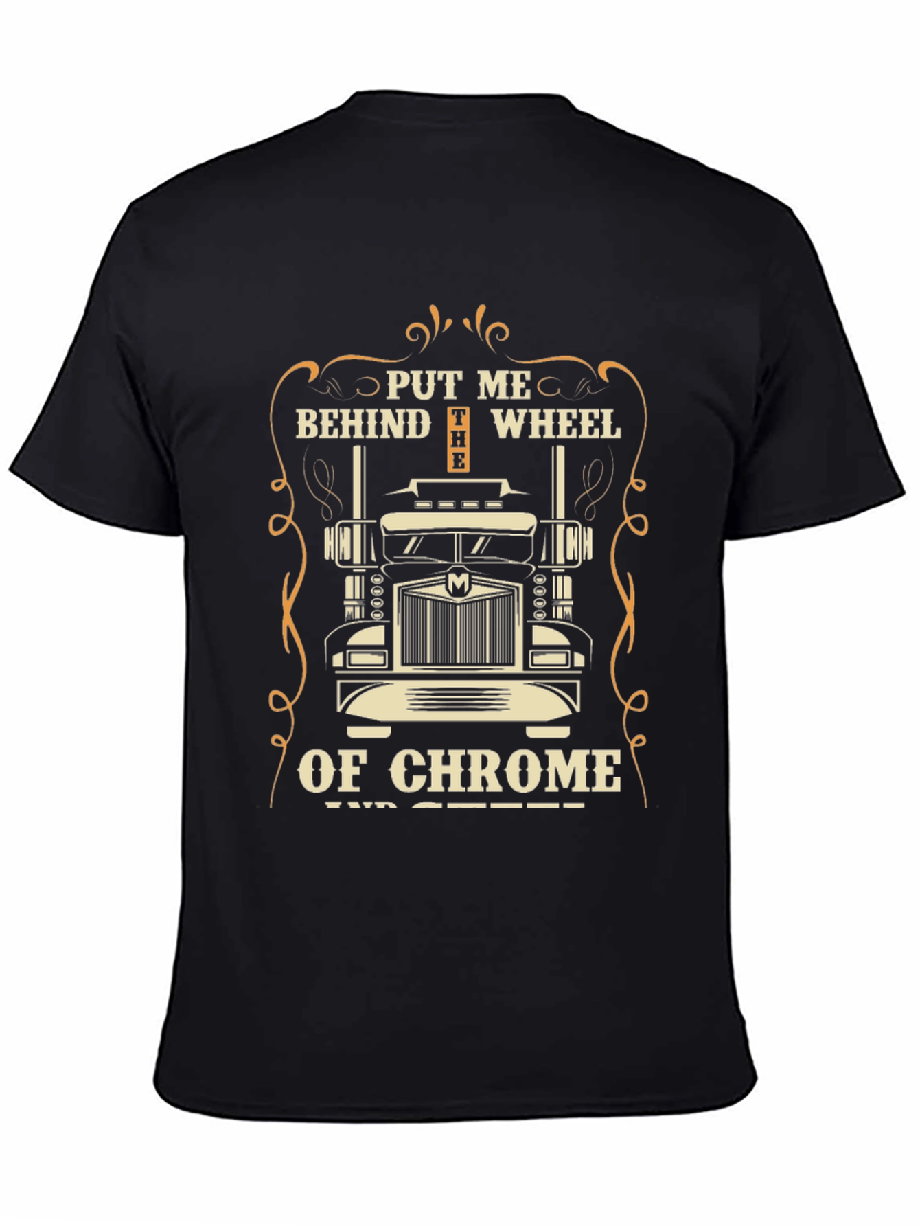 Truckers Chrome Wheel T-Shirt