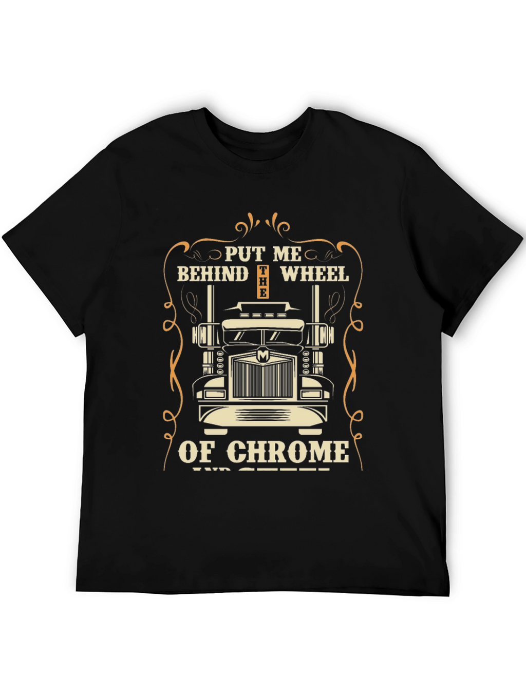 Truckers Chrome Wheel T-Shirt