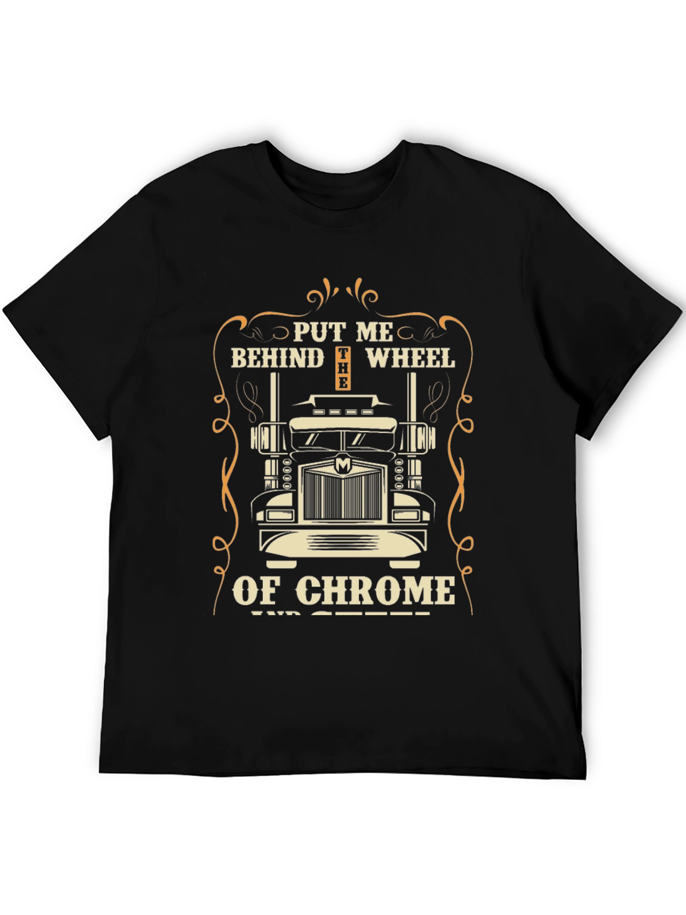 Truckers Chrome Wheel T-Shirt