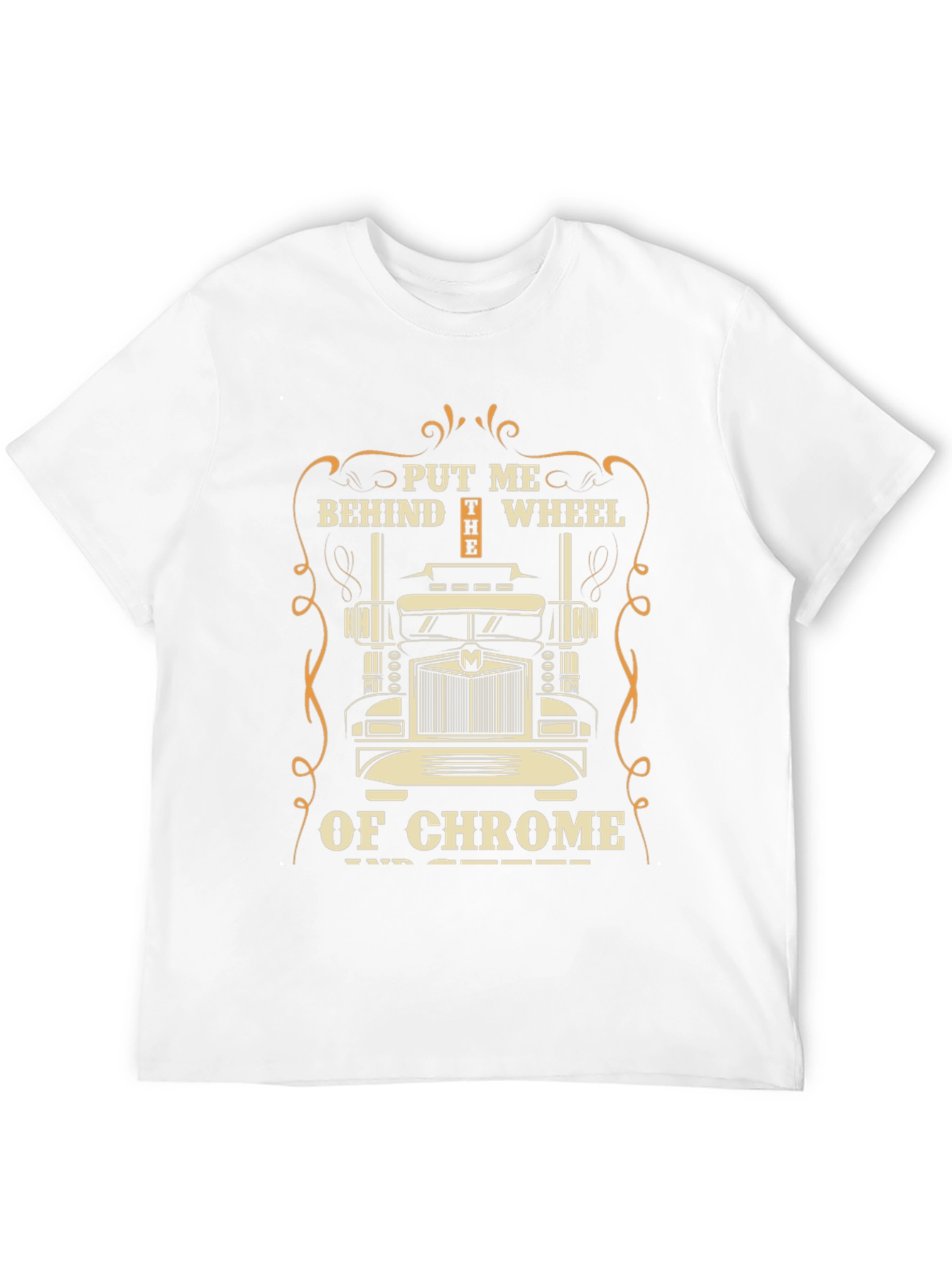 Truckers Chrome Wheel T-Shirt