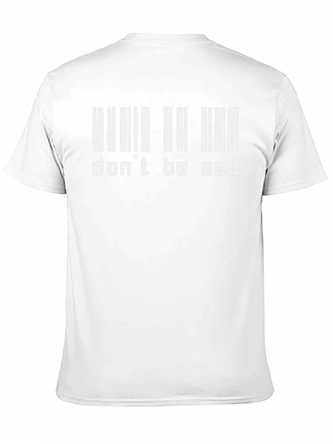 Dont Be Sad Graphic Tee - Black Casual T-Shirt