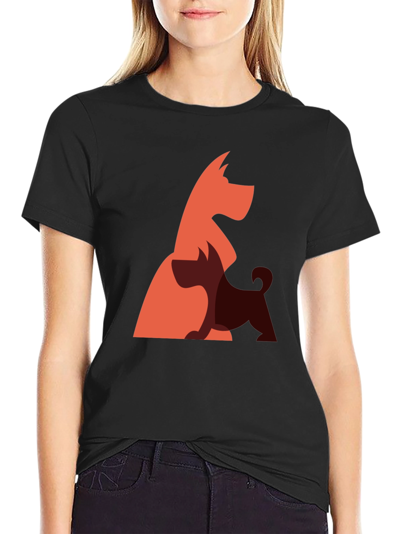 Dog Breed Graphic Tee - Modern Pet Lover Shirt