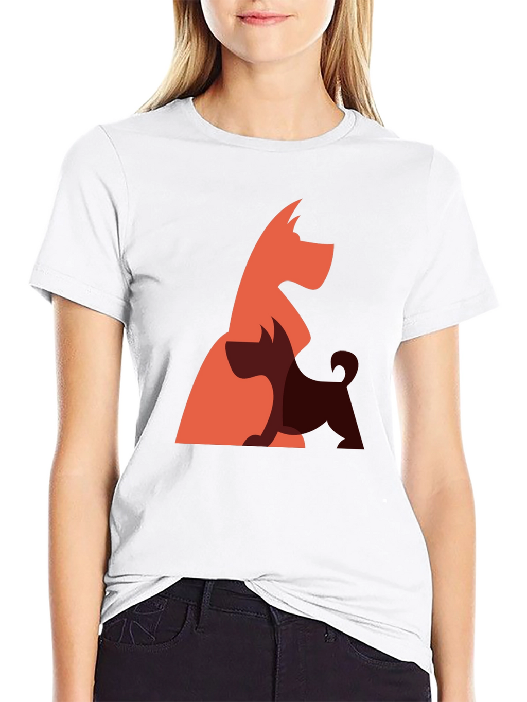 Dog Breed Graphic Tee - Modern Pet Lover Shirt