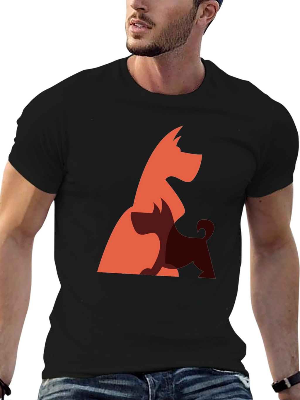 Dog Breed Graphic Tee - Modern Pet Lover Shirt