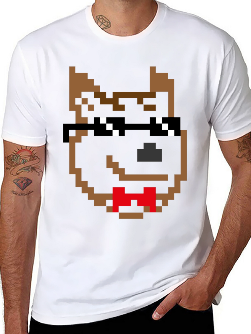 Pixel Dog T-Shirt - Cool & Quirky Graphic Tee