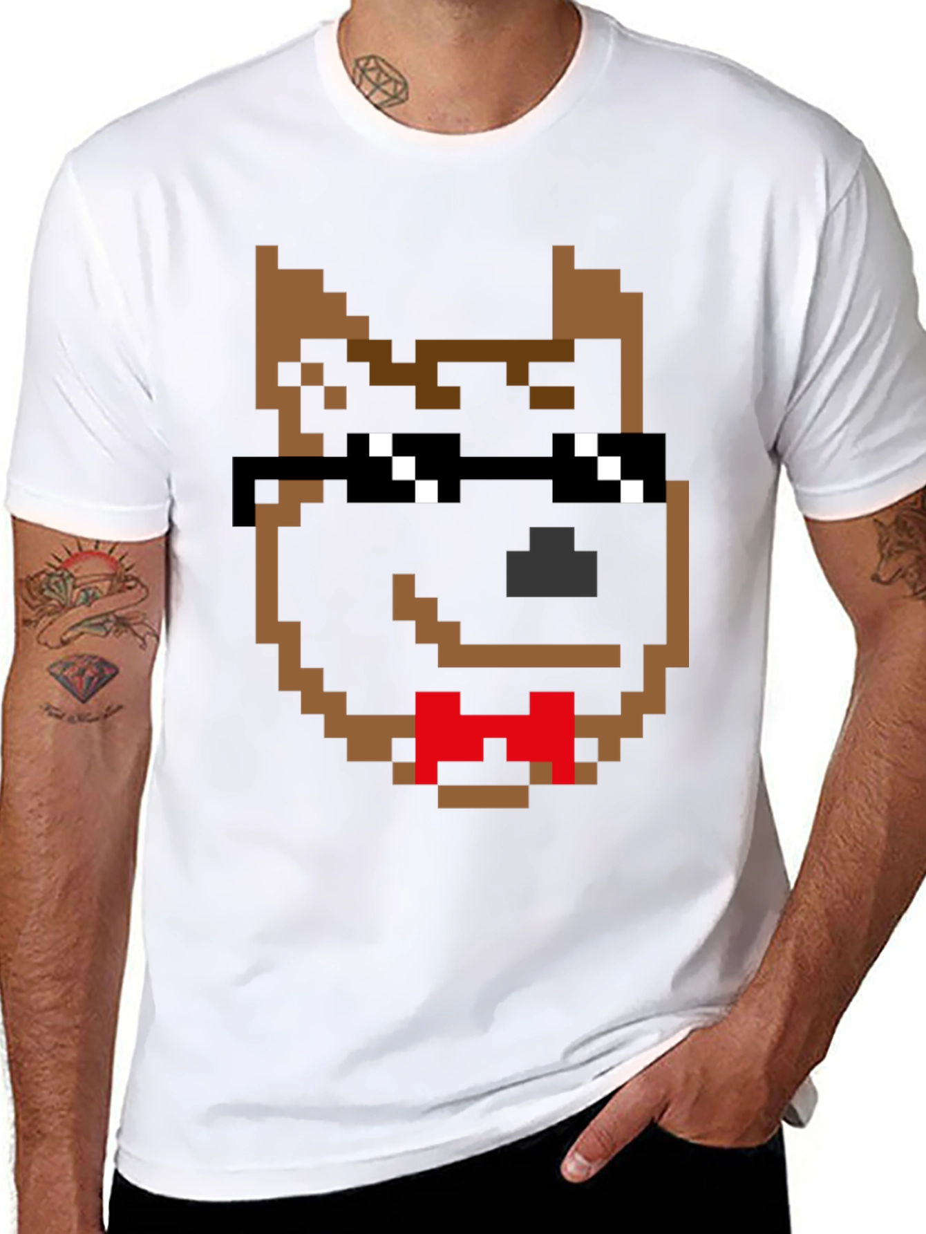 Pixel Dog T-Shirt - Cool & Quirky Graphic Tee