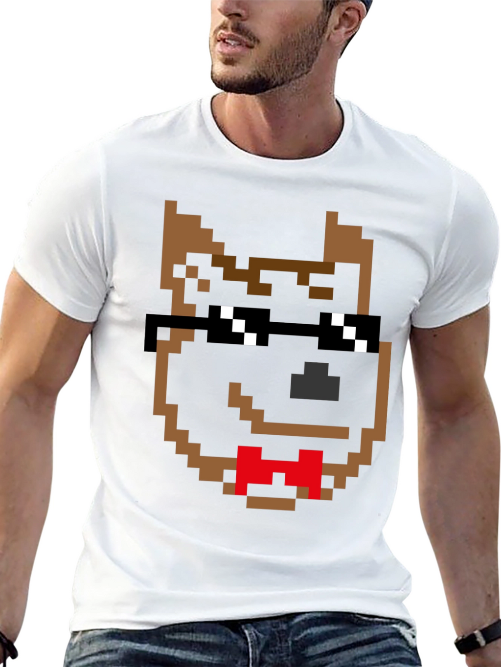 Pixel Dog T-Shirt - Cool & Quirky Graphic Tee