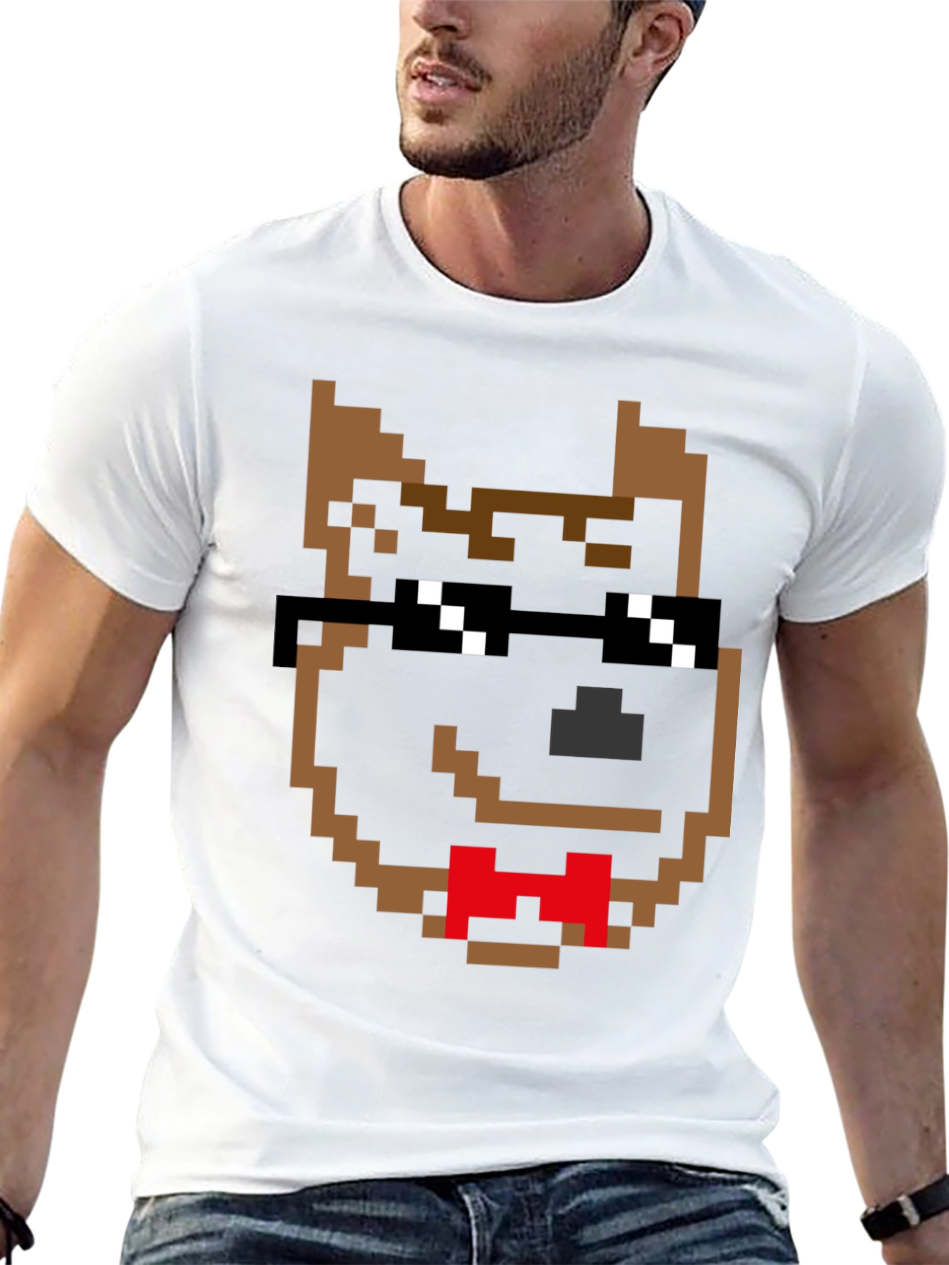 Pixel Dog T-Shirt - Cool & Quirky Graphic Tee