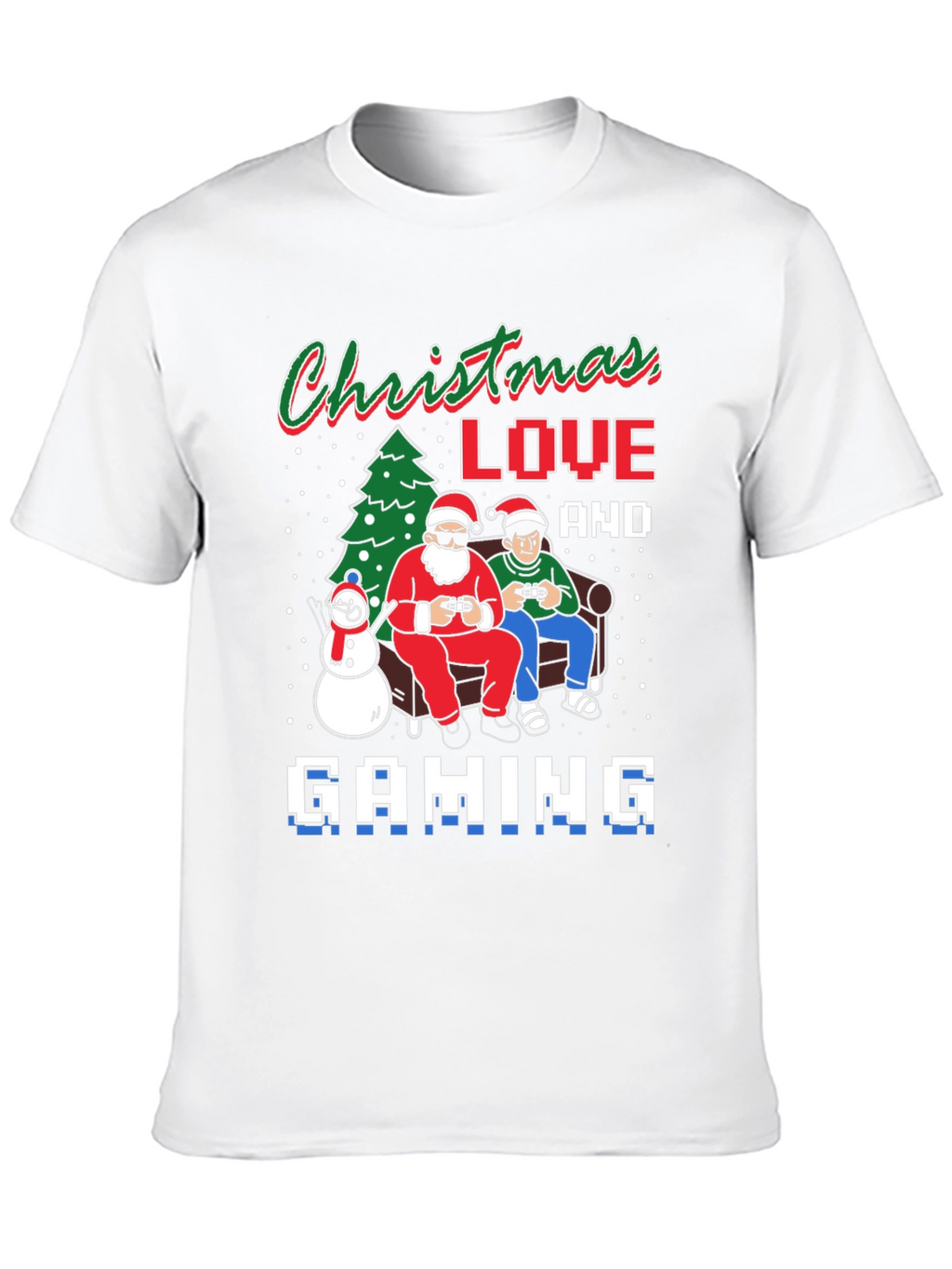Christmas Love and Gaming T-Shirt