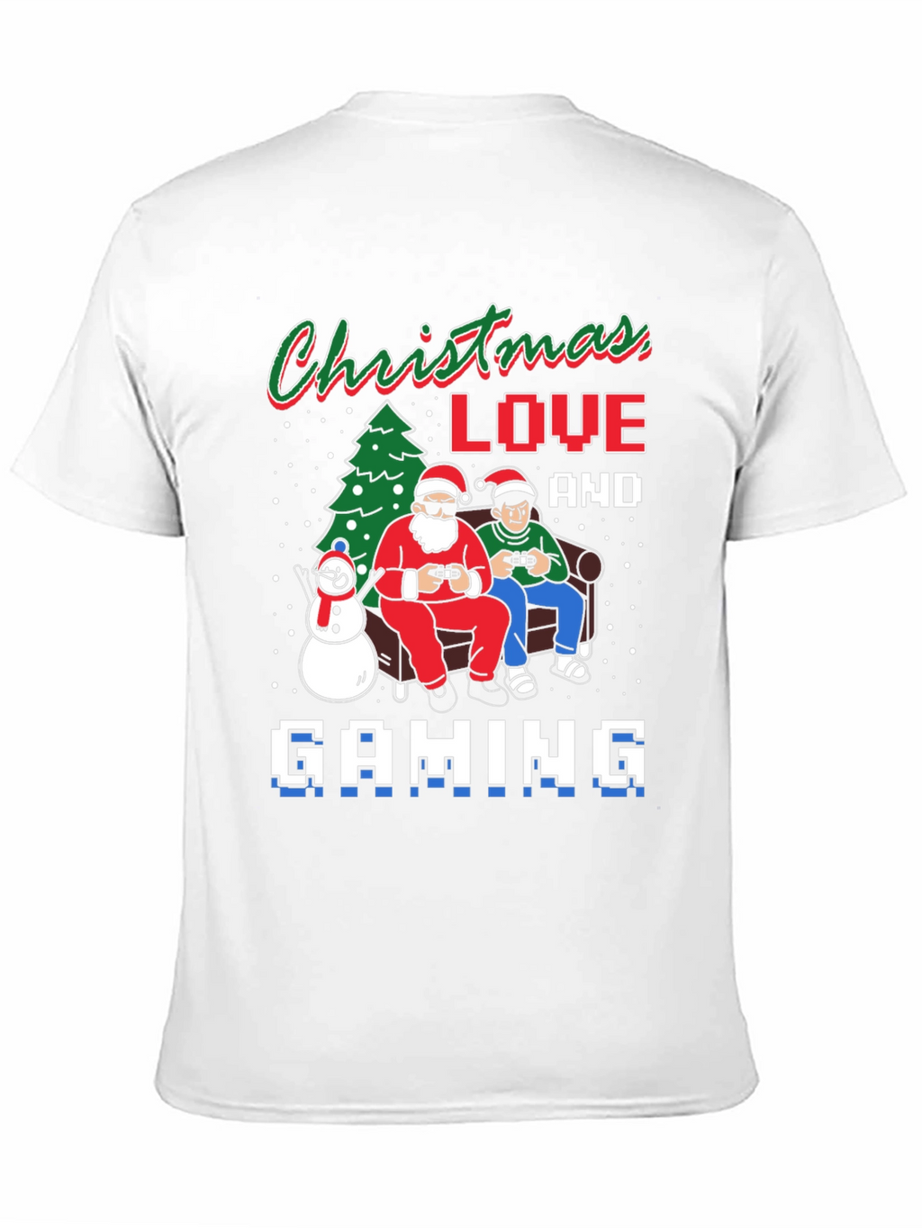 Christmas Love and Gaming T-Shirt