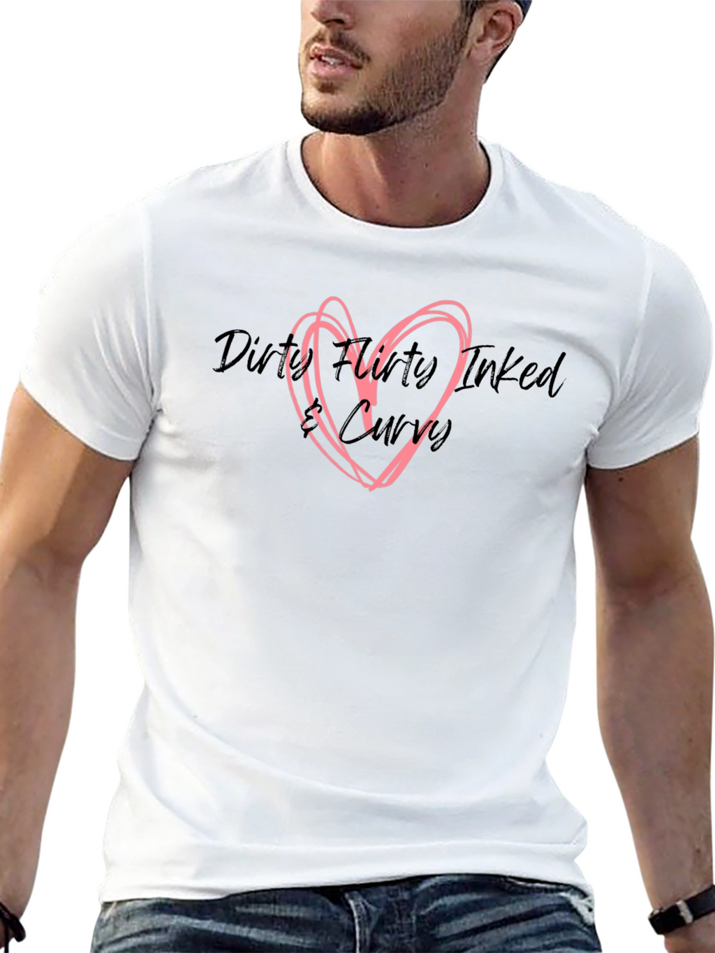 Dirty Flirty Inked Curvy T-Shirt