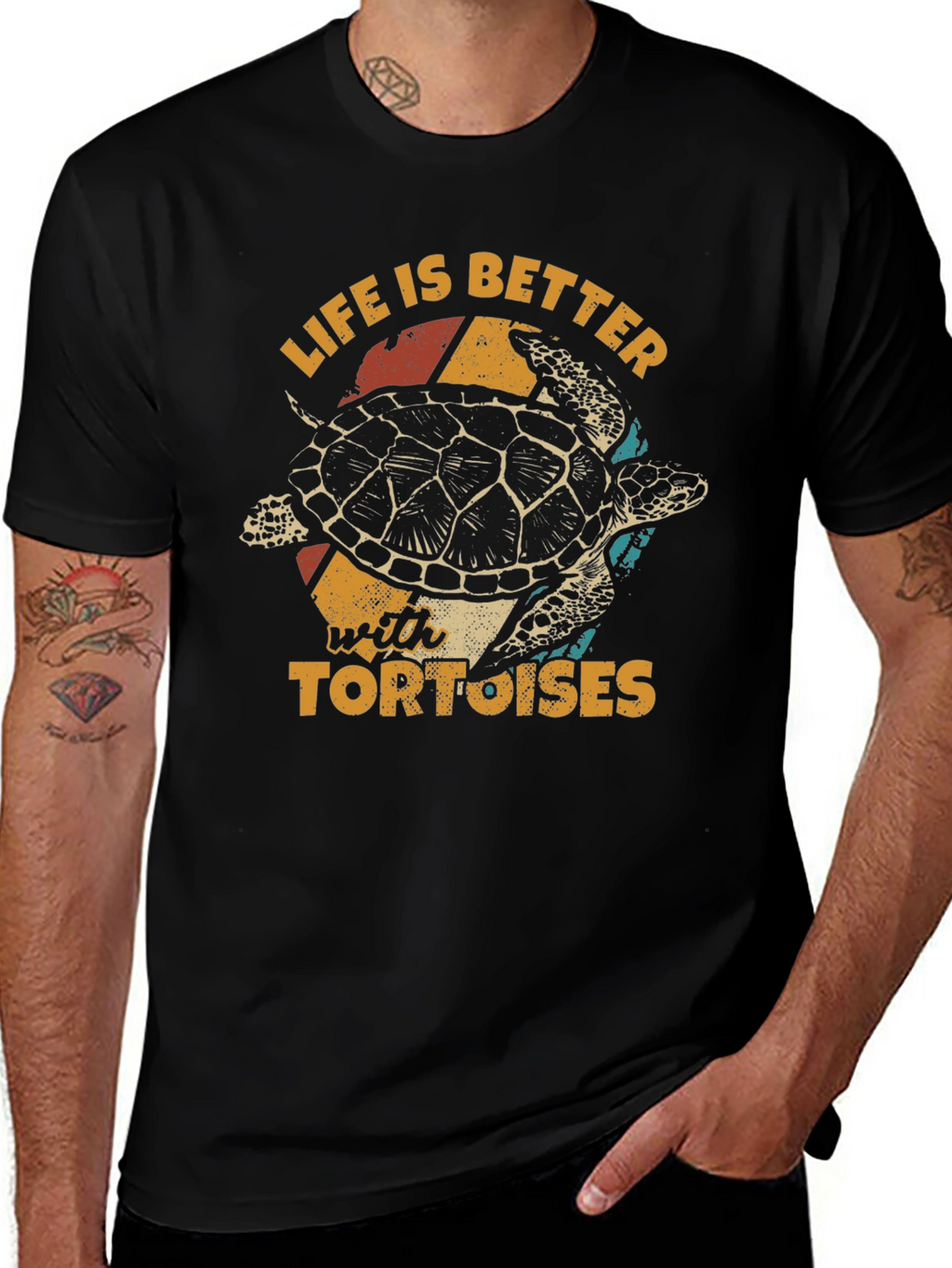 Life Is Better With Tortoises T-Shirt