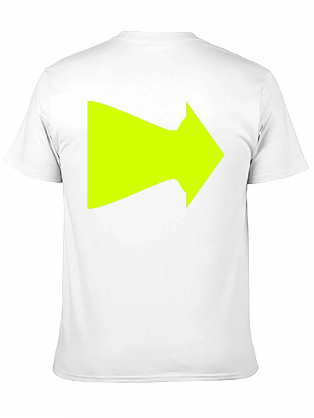 Right Arrow Graphic T-Shirt - Bold Neon Design
